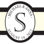 Modern Cream & Black Cigar Label
