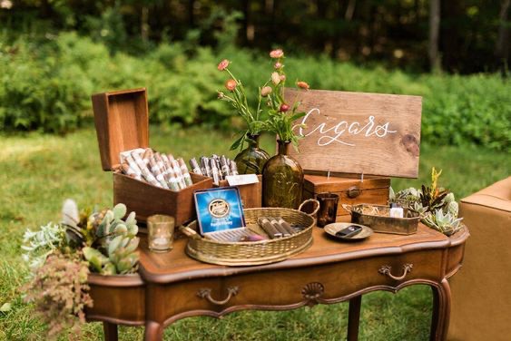 Types of Wedding Cigar Bars